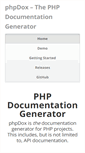 Mobile Screenshot of phpdox.net